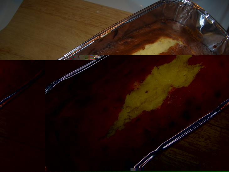 Лимонный ванильный кекс