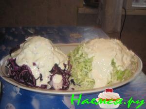 Салат "Снежные вершины" 