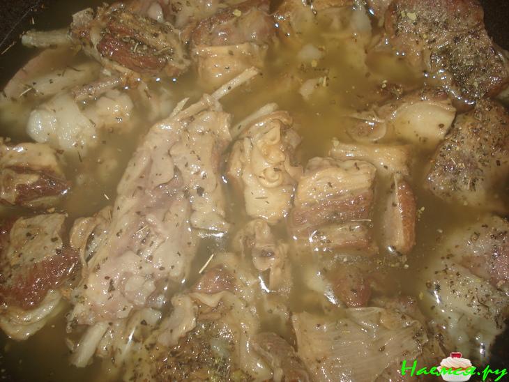 Чанахи с баранинкой