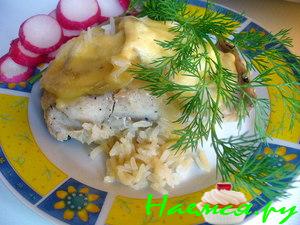 Кефаль в фольге