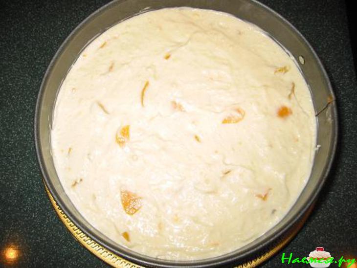 Персиковый торт - суфле