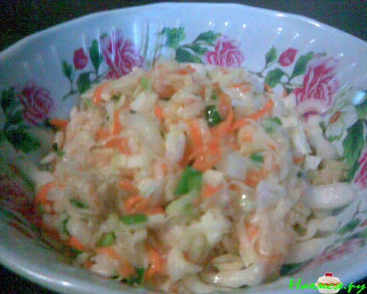 Пикантный овощной салат