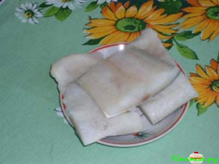 Треска с хреном и соусом Тартар