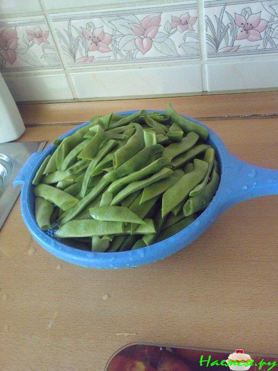 Стручковая фасоль в оливковом маслеце