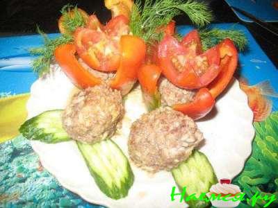 Ёжики из фарша