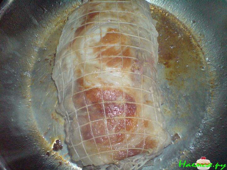 Тушенное мясо (свиная грудинка)