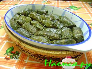 Долма с чесночком