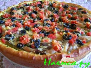 Пицца с тунцом