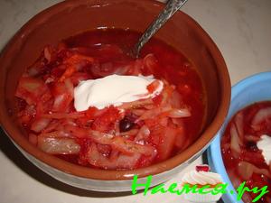 Вегетарианский борщ Вегетарианский борщ