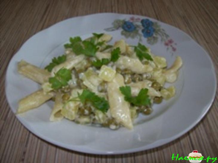 Макароны с кабачком Макароны с кабачком