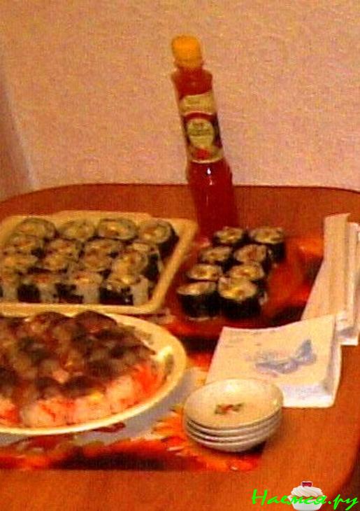 Суши на мамин юбилей