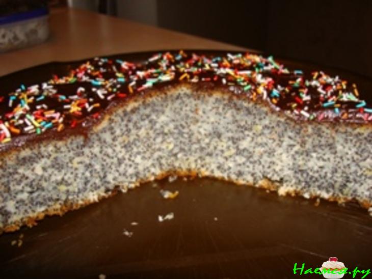 Простой маковый тортик