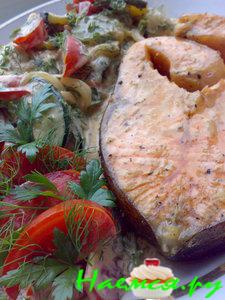 Форель с дымком