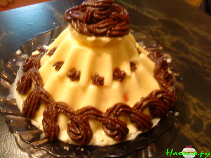 Торт-желе "Снежная Королева"