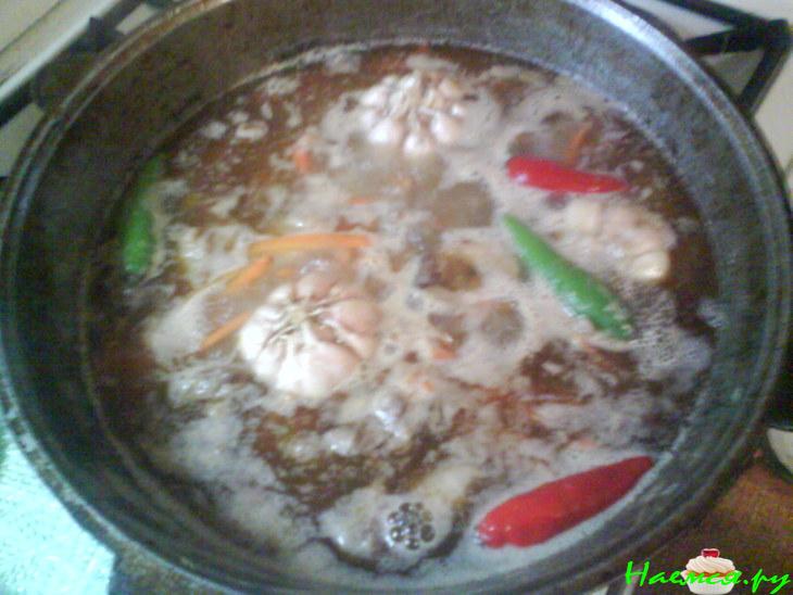 Плов по-Фергански с салатом