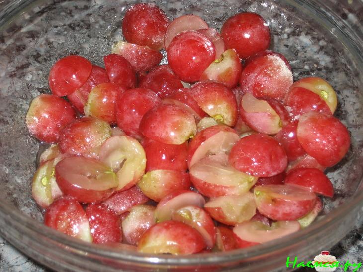 Виноградный торт с желе Виноградный торт с желе