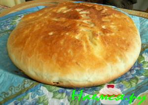 Пирог с картофельным пюре и сыром