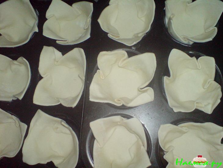 Грибные корзинки с шалфеем и сыром