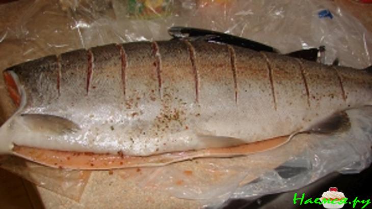 Форель, запечённая в фольге