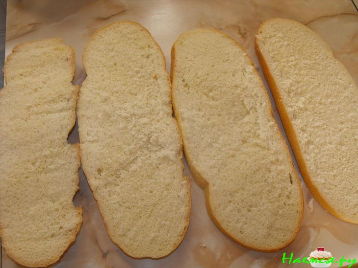 Закуска на багете "Светофор" Закуска на багете "Светофор"