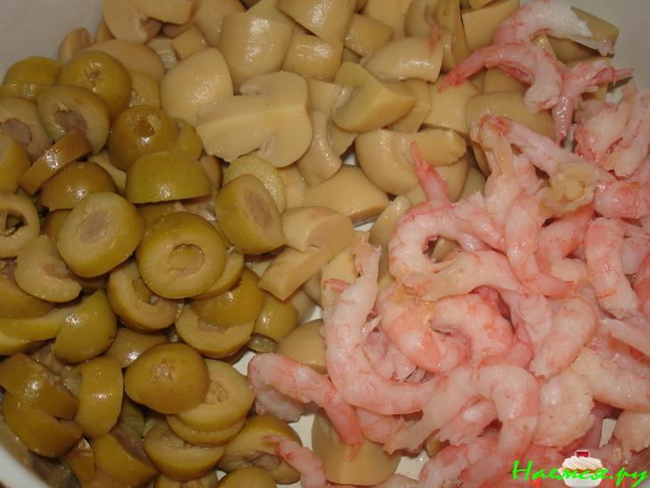 Салат Пьемонский с креветками Салат Пьемонский с креветками