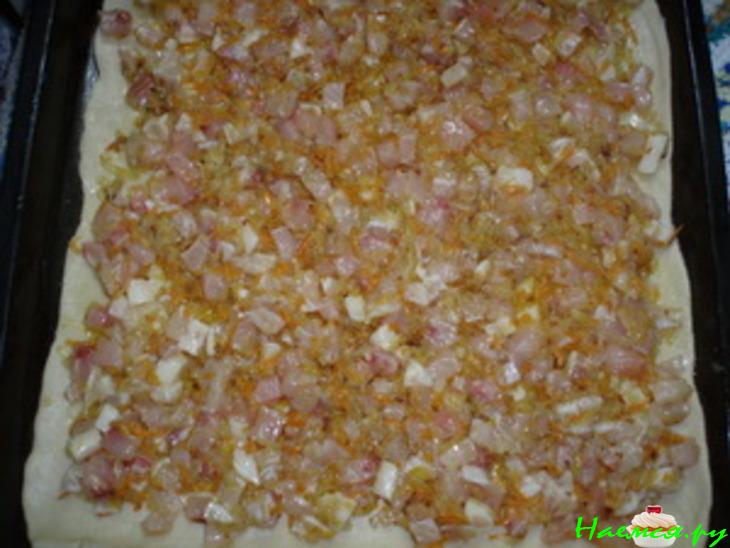 Рыбный пирог с пангасиусом