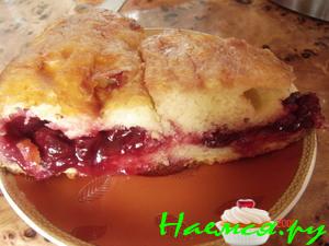 Вишневый пирог с ванилью