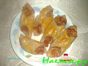 Конвертики с моцарелой