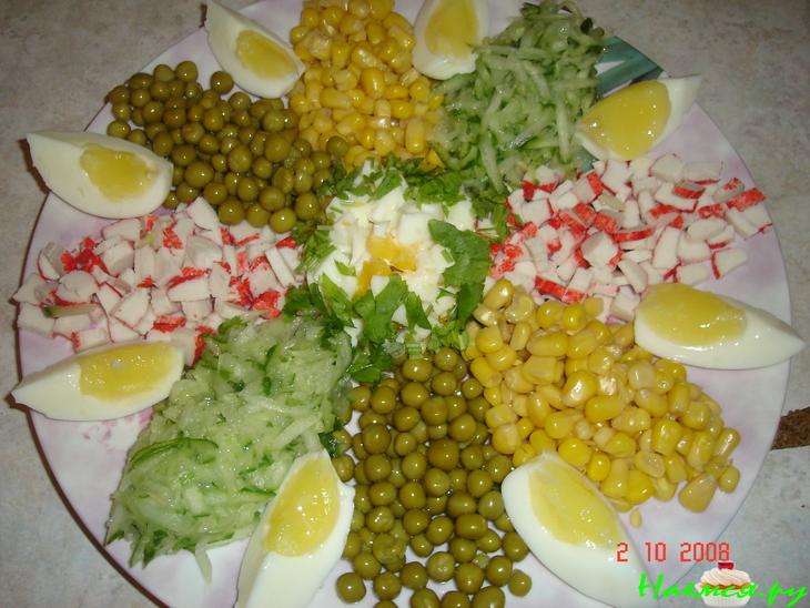 Салат "Цветок"