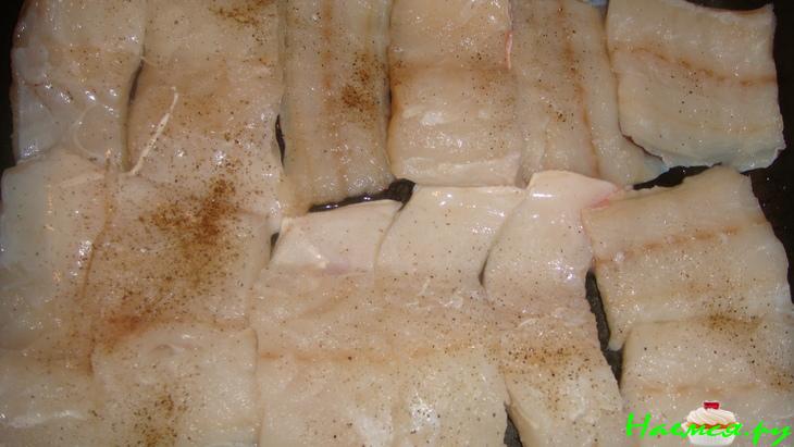 Креветочная рыбка в горчичном соусе