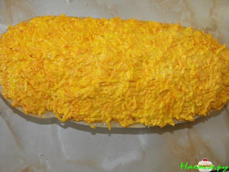 Закуска на багете "Светофор" Закуска на багете "Светофор"