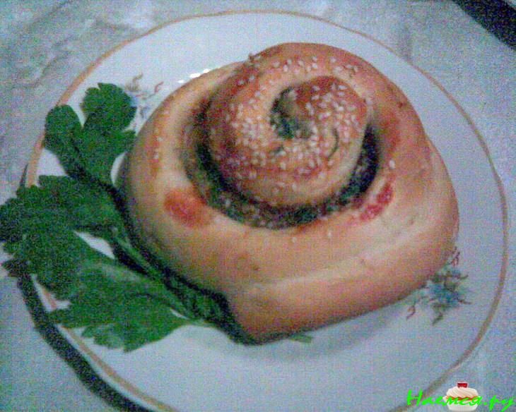 Рыбные спиральки (постные)