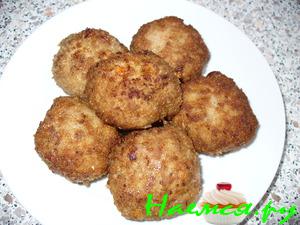 Котлеты из Индейки с Ячневой Кашей
