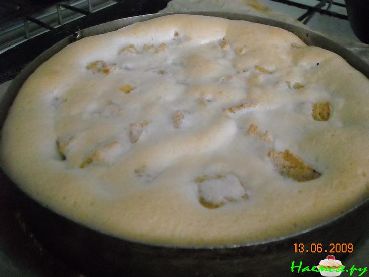 Пирог с ревенем и черешней Пирог с ревенем и черешней