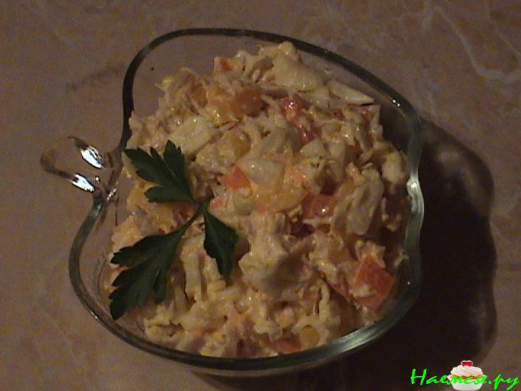 Салат куриный "Диетический"