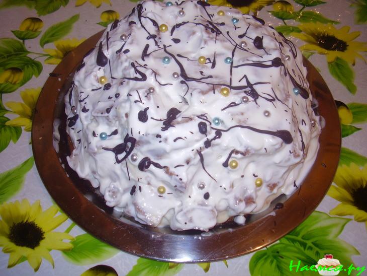 Торт 'Панчо' с кремом на сгущенном молоке