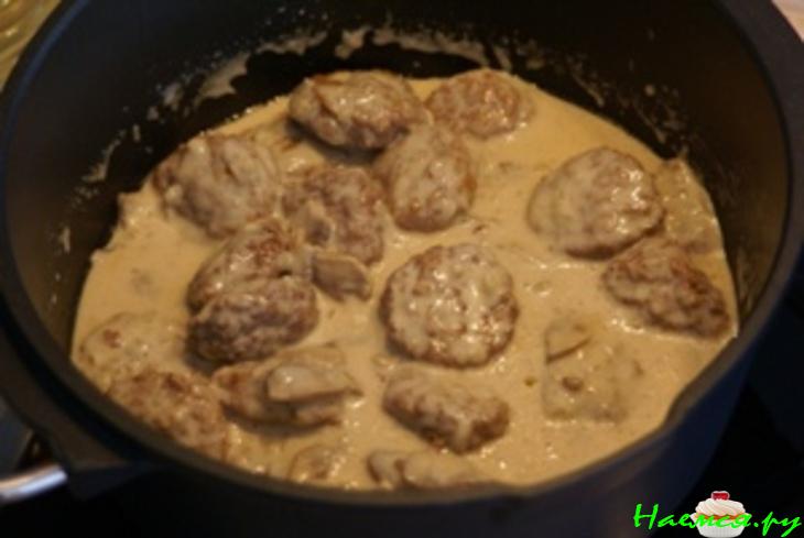 Грибной соус для фрикаделек Грибной соус для фрикаделек