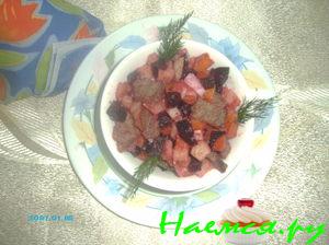 Винегрет с мясом Винегрет с мясом