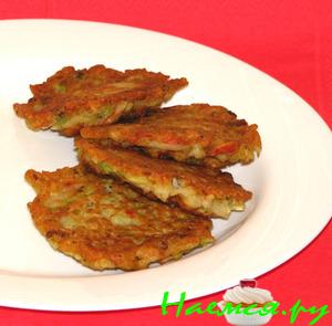 Крабовые оладьи