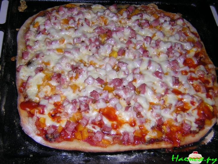 Пицца (тесто на пиве)