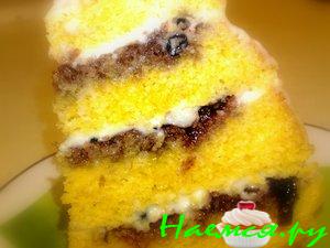 Смородиновый кекс-торт