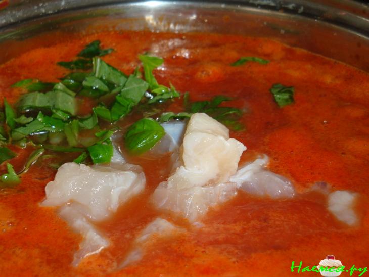 Томатный суп "Морской" Томатный суп "Морской"