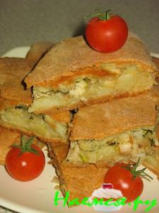 "Рыбный пирог с пангасиусом и картофелем"