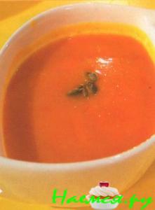 Сырно-тыквенный пикантный суп-пюре