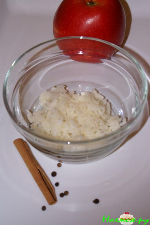 Яблочно-имбирный суп на курином бульоне