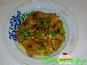 Куриные крылья в соевом соусе с чесноком
