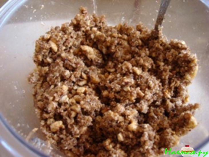 Сметанно-ореховый пирог