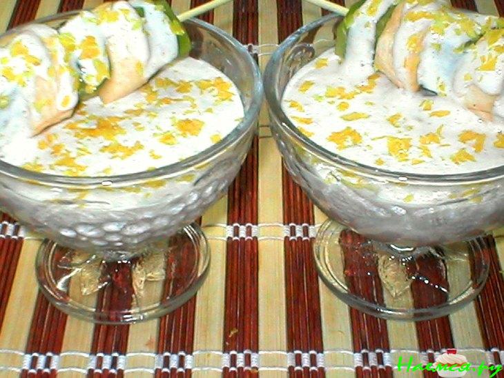 Крем из бананов и йогурта