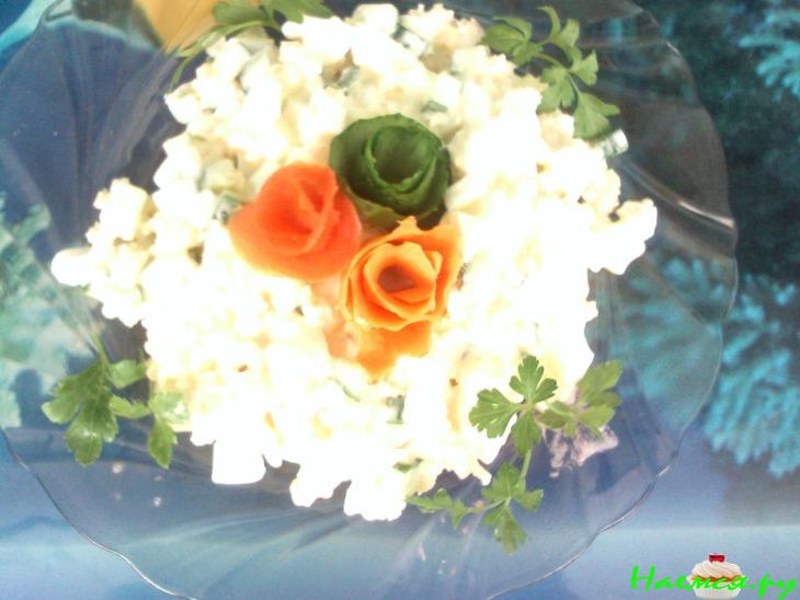 Быстрый салатик из мяса криля