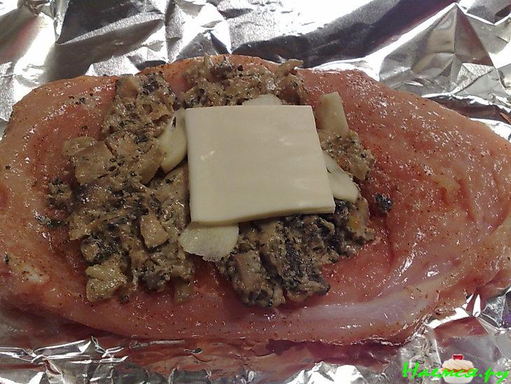 Куриные рулетики в фольге Куриные рулетики в фольге